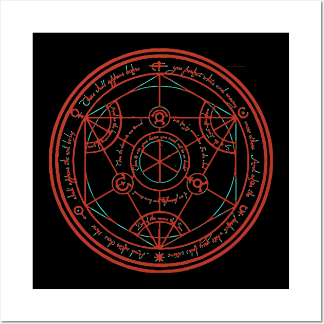 Transmutation Circle Wall Art by valsymot